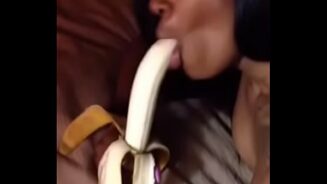 Sucking Banana